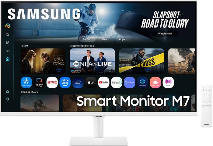 Samsung 32" M7 tölvuskjár - Hvítur