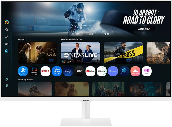 Samsung 32" M7 tölvuskjár - Hvítur