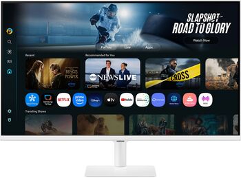 Samsung 32" M7 tölvuskjár - Hvítur