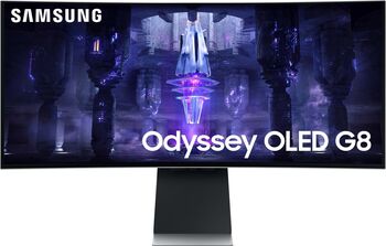 Samsung 34" Odyssey G8 boginn snjallleikjaskjár 
