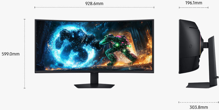 Samsung 40" Odyssey G7 S40FG75 boginn leikjaskjár