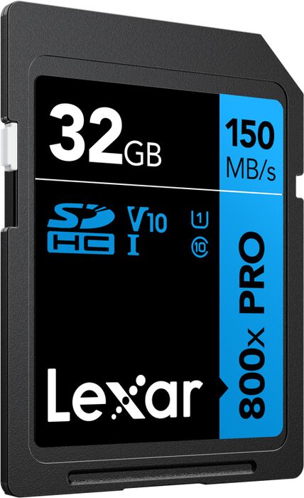 Lexar 800x 32GB SDHC Pro (V10)