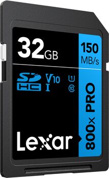 Lexar 800x 32GB SDHC Pro (V10)