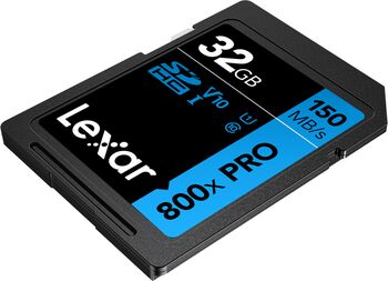 Lexar 800x 32GB SDHC Pro (V10)