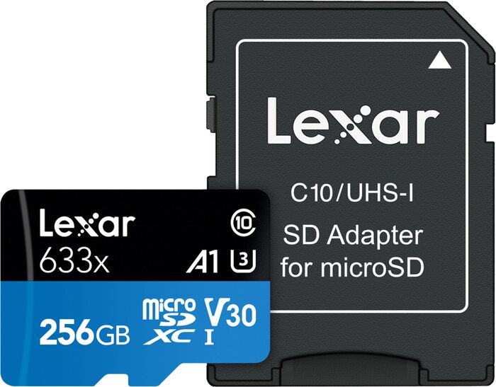 Lexar 633x 256GB R95 microSDXC (V30)