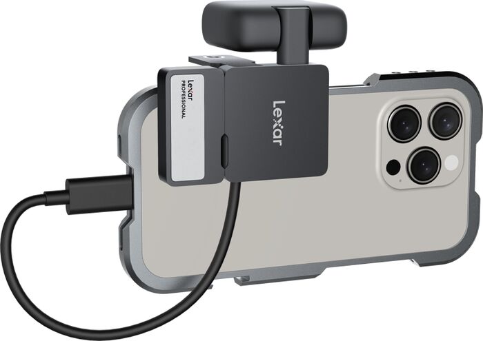 Lexar SL400S PRO GO 2TB SSD flakkari - Svartur