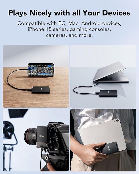 Lexar SL500 4TB SSD flakkari