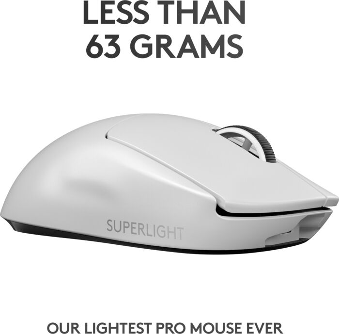 Logitech G Pro X Superlight þráðlaus leikjamús - Hvít