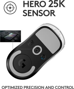 Logitech G Pro X Superlight þráðlaus leikjamús - Hvít