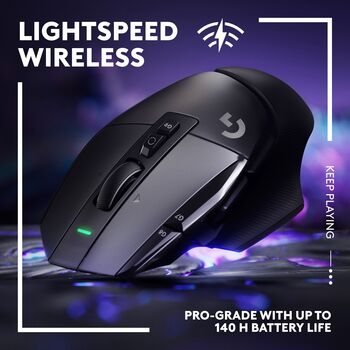 Logitech G502 X Lightspeed þráðlaus leikjamús - Svört 