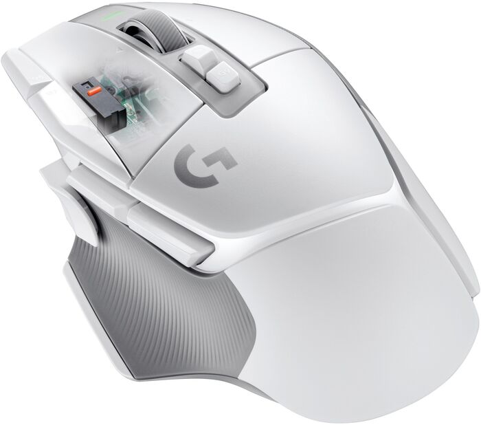Logitech G502 X Lightspeed þráðlaus leikjamús - Hvít 
