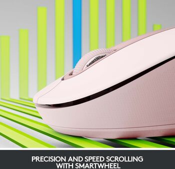 Logitech M650 L þráðlaus mús - Bleik