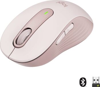 Logitech M650 L þráðlaus mús - Bleik
