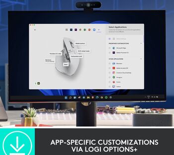 Logitech MX Master 3S þráðlaus tölvumús - Ljósgrá