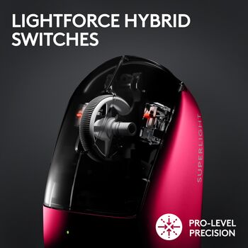 Logitech G Pro X Superlight 2 þráðlaus leikjamús - Bleik 