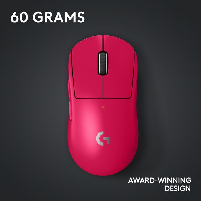 Logitech G Pro X Superlight 2 þráðlaus leikjamús - Bleik