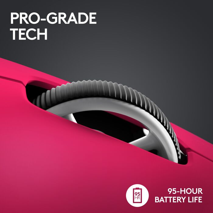 Logitech G Pro X Superlight 2 þráðlaus leikjamús - Bleik