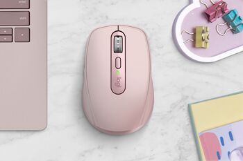 Logitech MX Anywhere 3S þráðlaus mús - Bleik 