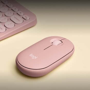 Logitech Pebble Mouse 2 þráðlaus mús - Bleik 