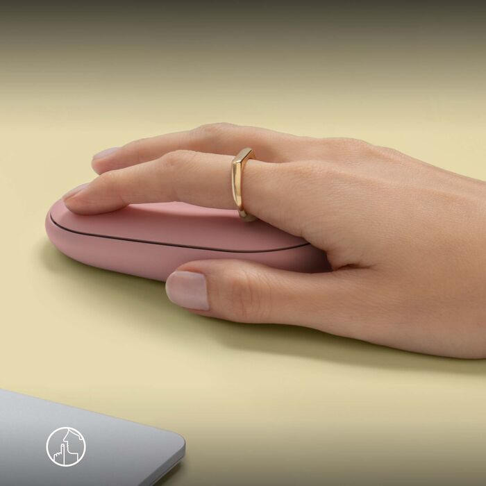Logitech Pebble Mouse 2 þráðlaus mús - Bleik