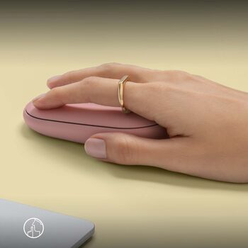 Logitech Pebble Mouse 2 þráðlaus mús - Bleik 