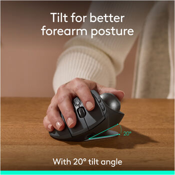 Logitech MX Ergo S Advanced þráðlaus kúlumús - Svört