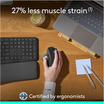 Logitech MX Ergo S Advanced þráðlaus kúlumús - Svört