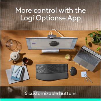 Logitech MX Ergo S Advanced þráðlaus kúlumús - Svört