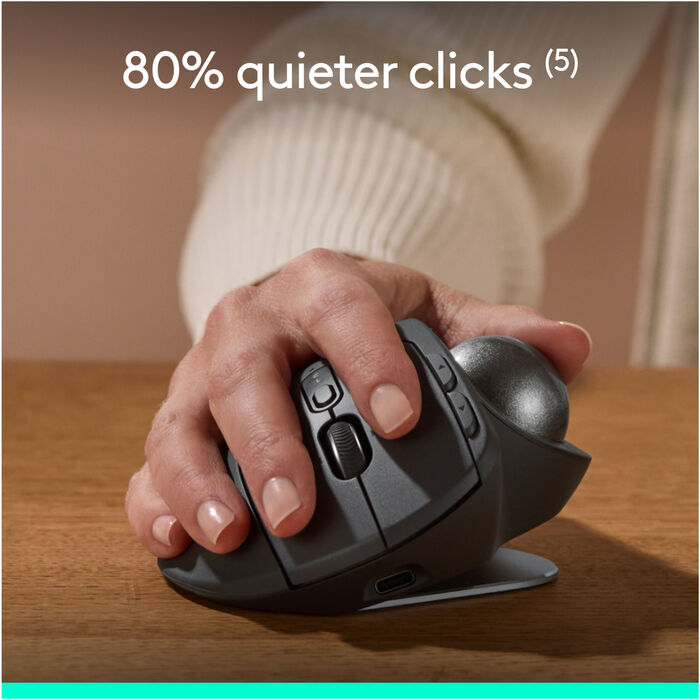 Logitech MX Ergo S Advanced þráðlaus kúlumús - Svört
