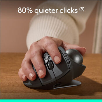 Logitech MX Ergo S Advanced þráðlaus kúlumús - Svört