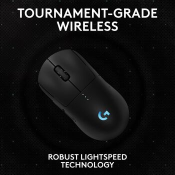 Logitech G Pro 2 Lightspeed þráðlaus leikjamús - Svört