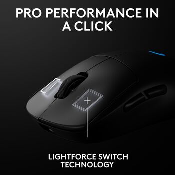 Logitech G Pro 2 Lightspeed þráðlaus leikjamús - Svört