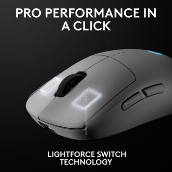 Logitech G Pro 2 Lightspeed þráðlaus leikjamús - Hvít