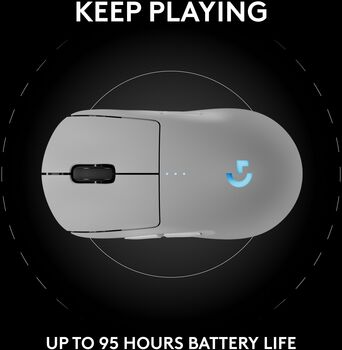 Logitech G Pro 2 Lightspeed þráðlaus leikjamús - Hvít