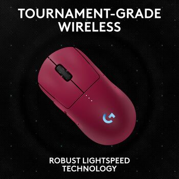 Logitech G Pro 2 Lightspeed þráðlaus leikjamús - Bleik