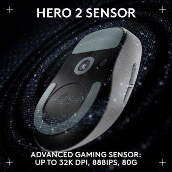 Logitech G Pro X Superlight 2 DEX leikjamús - Hvít