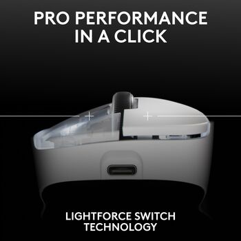 Logitech G Pro X Superlight 2 DEX leikjamús - Hvít