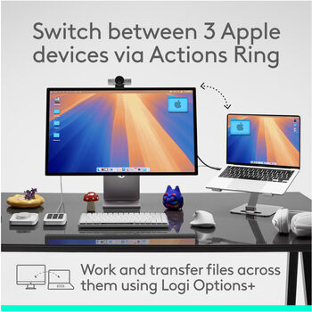 Logitech MX Master 4 þráðlaus mús f. Mac - Svört