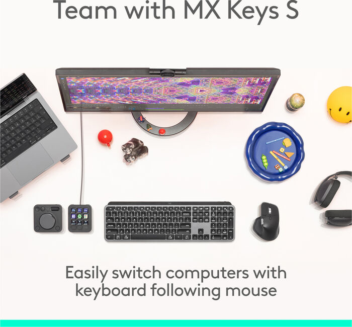 Logitech MX Master 4 þráðlaus mús - Svört