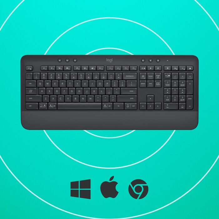 Logitech Signature K650 þráðlaust lyklaborð - Svart