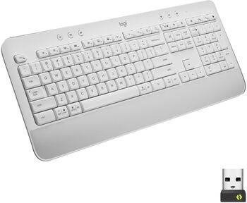 Logitech Signature K650 þráðlaust lyklaborð - Hvítt