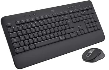 Logitech Signature MK650 þráðlaust lyklaborð og mús - Svart