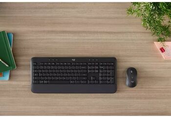 Logitech Signature MK650 þráðlaust lyklaborð og mús - Svart