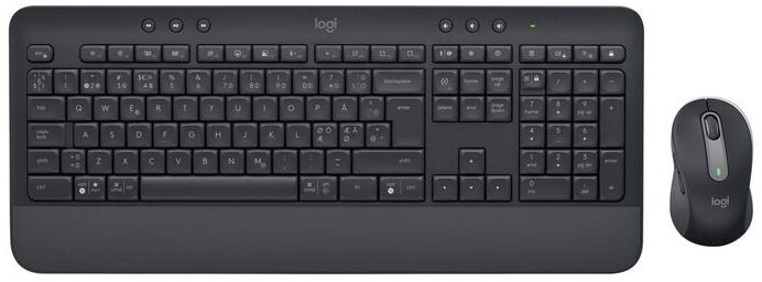 Logitech Signature MK650 þráðlaust lyklaborð og mús - Svart