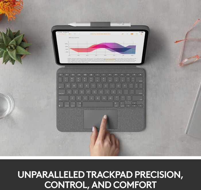 Logitech Combo Touch lyklaborðahlustur fyrir iPad 10,9"