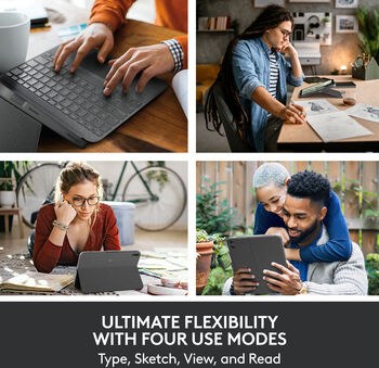 Logitech Combo Touch lyklaborðahlustur fyrir iPad 10,9"