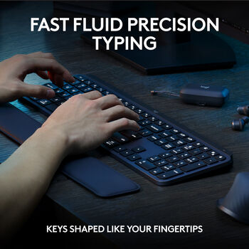 Logitech MX Keys S Combo þráðlaust lyklaborð og mús - Svört