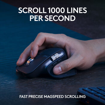 Logitech MX Keys S Combo þráðlaust lyklaborð og mús - Svört