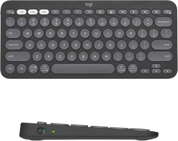 Logitech Pebble Keys 2 K380s þráðlaust lyklaborð - Svart 