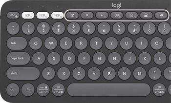 Logitech Pebble Keys 2 K380s þráðlaust lyklaborð - Svart 